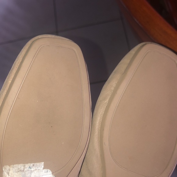 NWT mia flats square toe natural w snake print on back of the shoe sz 10 - Picture 5 of 8